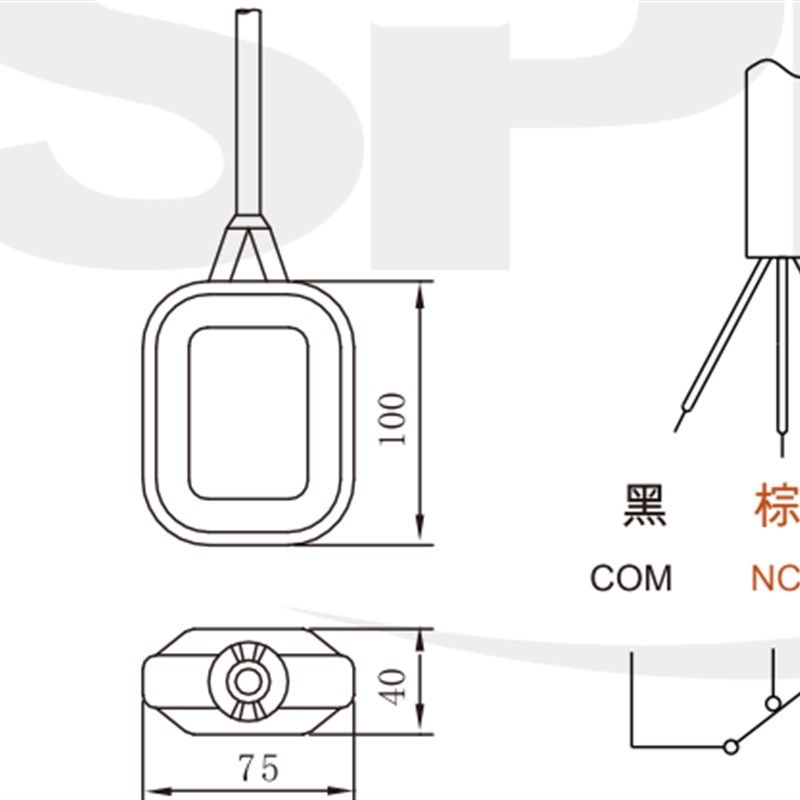 上海思派系列浮球液位开关SLM-3002/SLM-3001/SLM-MH16/SLC-PC1