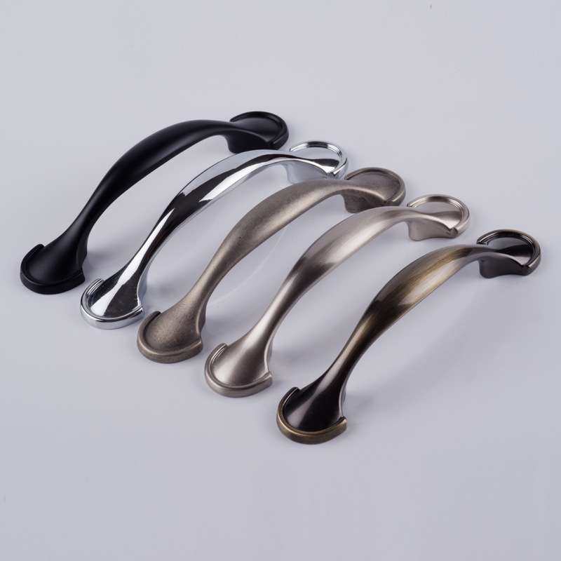 欧式简约美式仿古锌合金拉手橱柜抽屉衣柜门家具门把手76mm孔距,基础建材,小拉手,淘宝优惠券,粉丝福利购,淘宝优惠卷