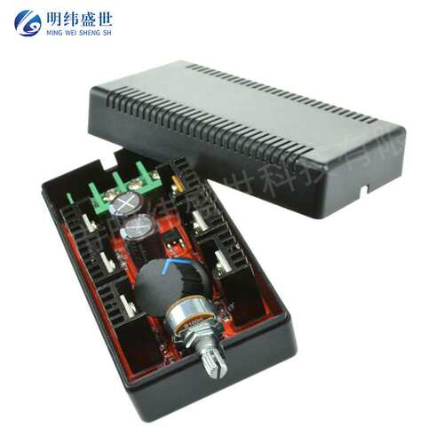9-50V PWM直流电机控制器直流电机调速器2000W 40A调速开关带外壳