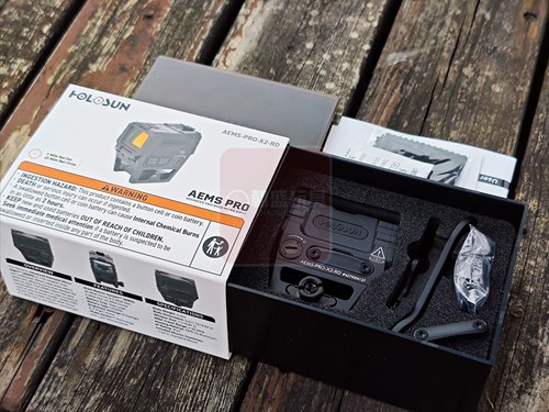 代购holosun  AEMS PRO X2RD高清透光抗震防水无功能摆件弹弓备件