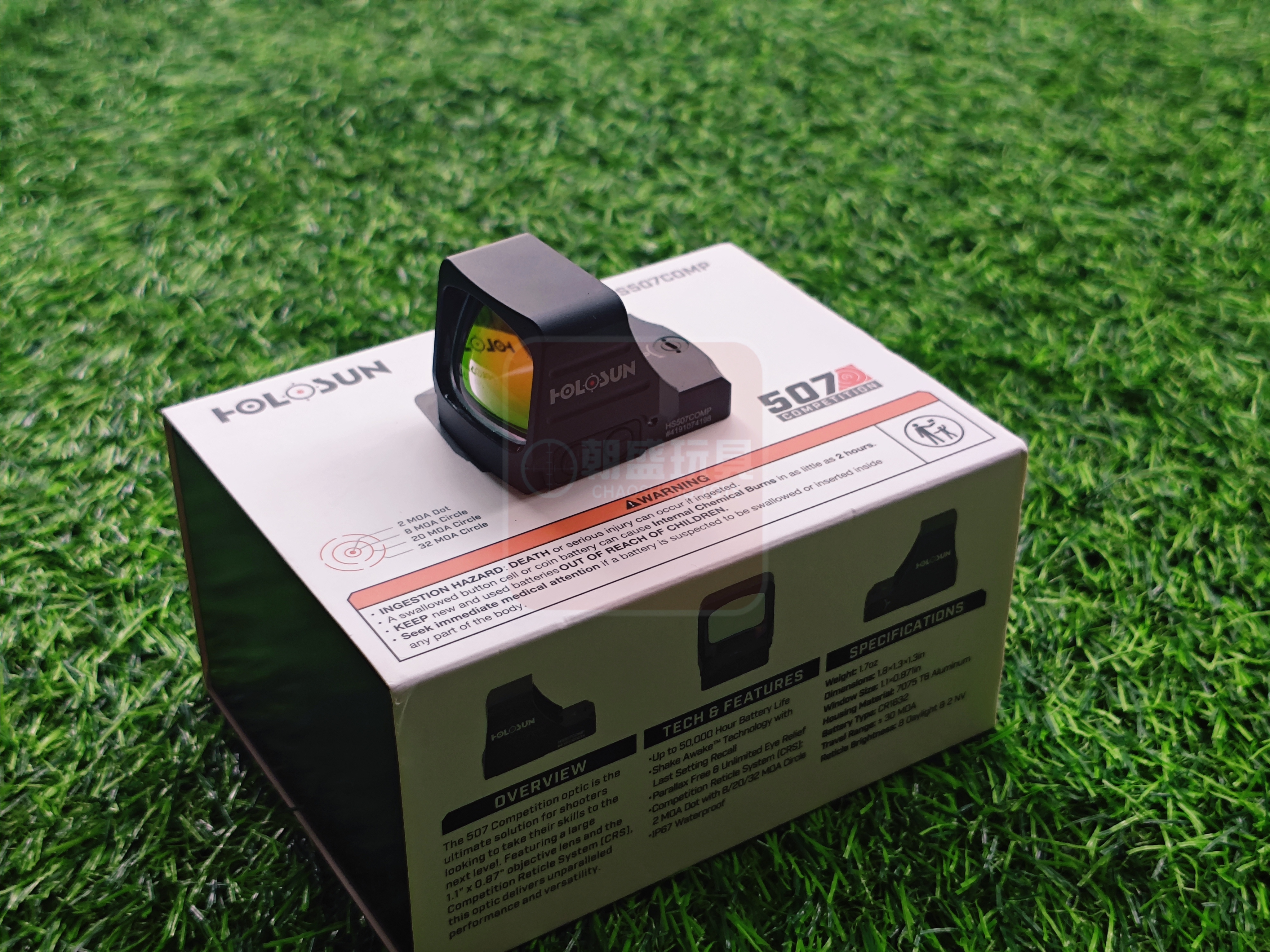 原品代购葫芦孙HS507 COMP高清透光抗震防水无功能摆件 弹弓备件