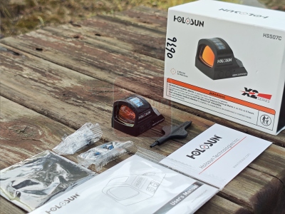 代购holosunHS507C X2高清透光抗震防水RMSC孔无功能摆件弹弓备件