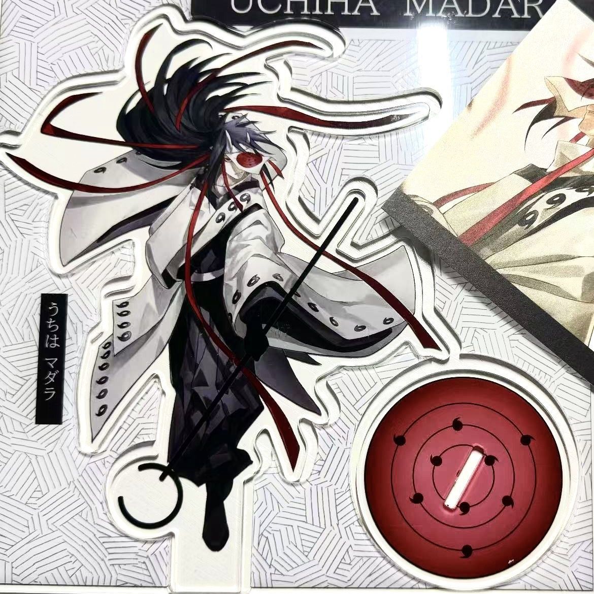 【全店满20包邮】火影忍者动漫周边宇智波斑立牌亚克力摆件自制