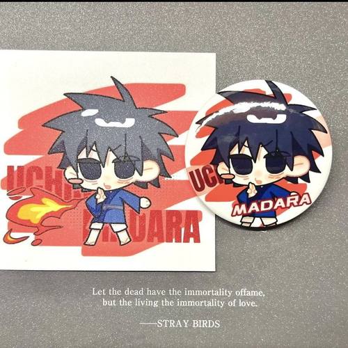 【全店满20包邮】火影忍者周边同人自制 宇智波泉奈 斑 扉间 柱间