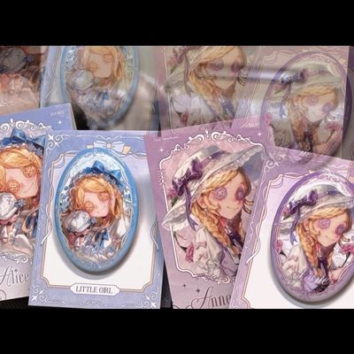 【全店满20包邮】第五人格玩具商安妮同人谷椭圆双闪吧唧徽章自制