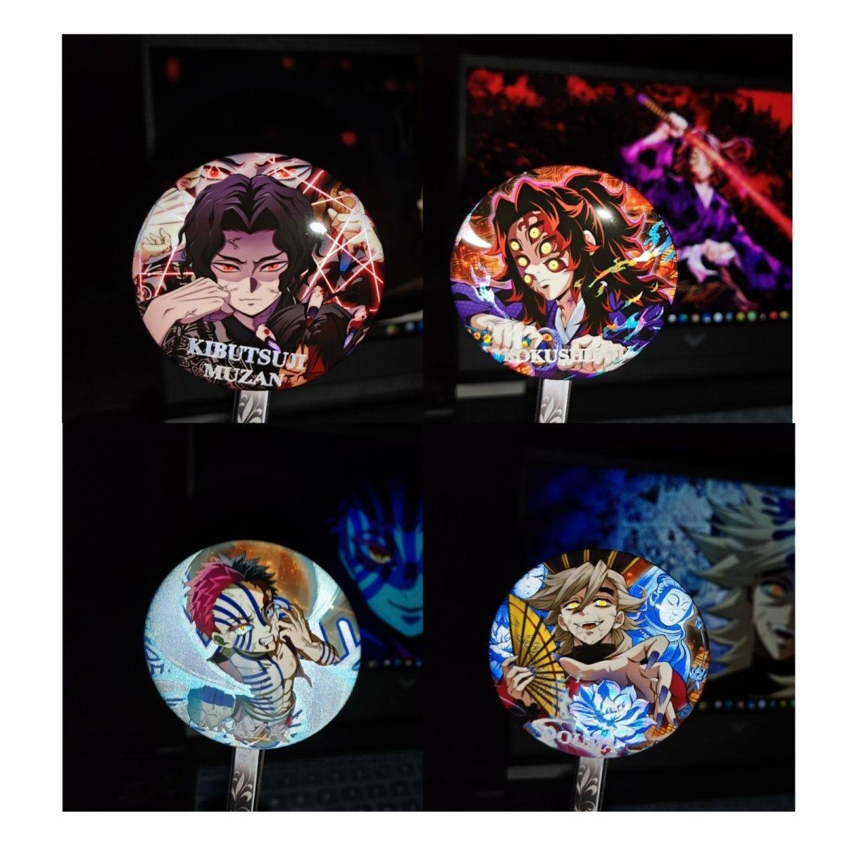 【全店满20包邮】鬼灭之刃周边吧唧自制 童磨 猗窝座 无惨 黑死牟,模玩/动漫/周边/娃圈三坑/桌游,动漫徽章/立牌,淘宝优惠券,粉丝福利购,淘宝优惠卷