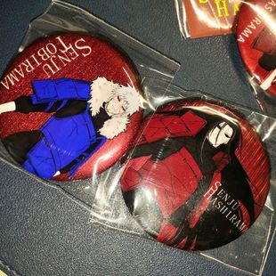 【全店满20包邮】火影忍者周边千手扉间 柱间 同人自制吧唧徽章