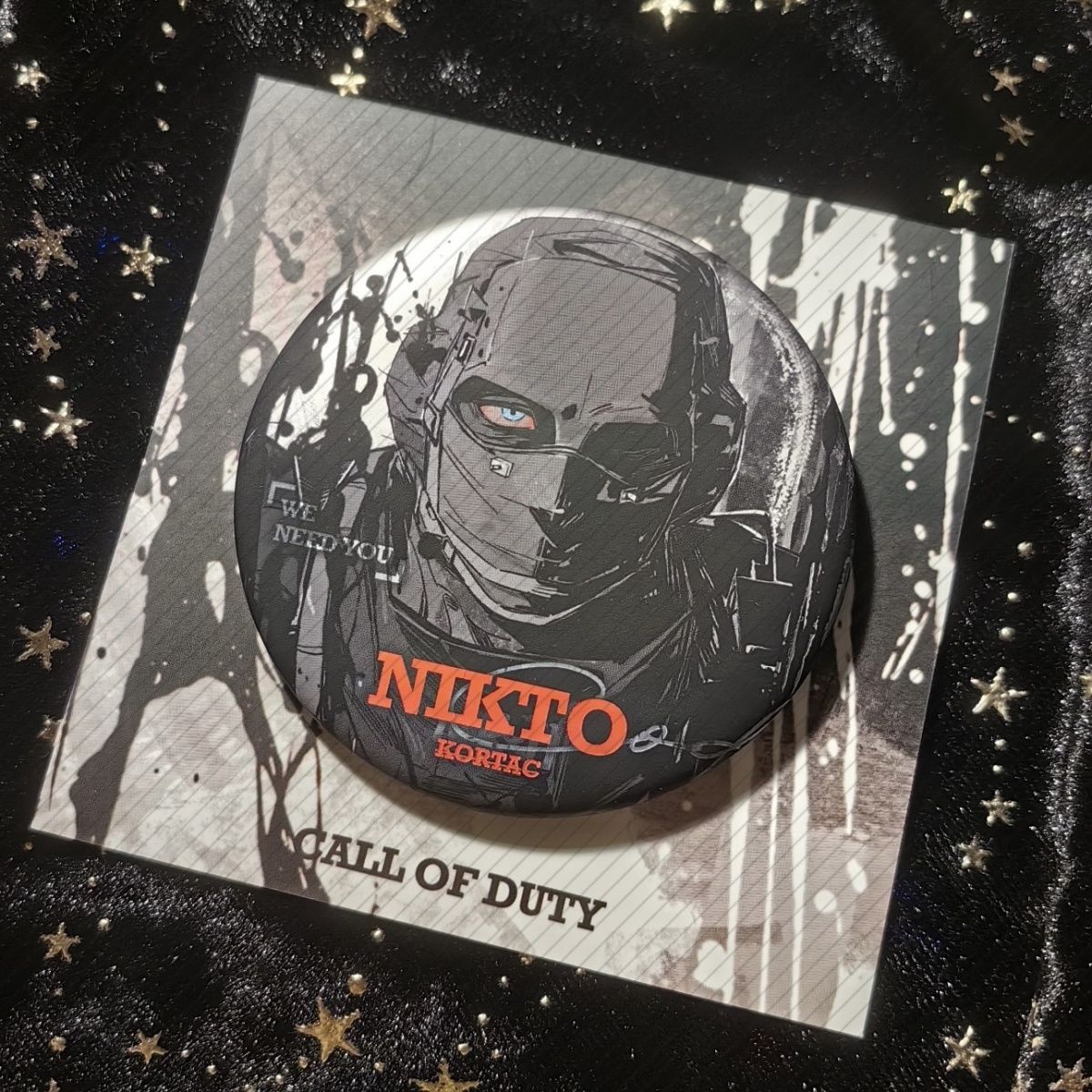【全店满20包邮】使命召唤周边 keegan konig nikto 自制吧唧谷子
