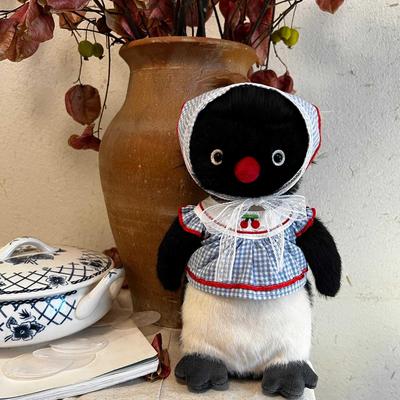 jellycat炸毛企鹅圣诞企鹅衣服