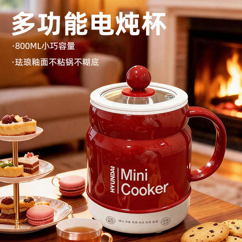 日本2026新款小型电炖杯多功能电煮杯小型家用一人食煮粥养生壶