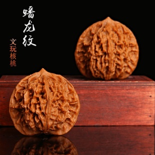 特大文玩核桃龙纹官帽狮子头手把玩件机刷手盘麻核桃古玩麦穗虎头