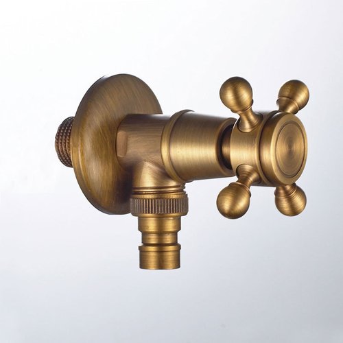 黄铜材质简易仿古色洗衣机小龙头水嘴 古铜单冷小龙头4分卡扣接头