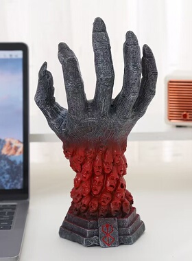 跨境新品Berserk Hand of God 狂暴之手搪胶工艺品摆件万圣节装饰