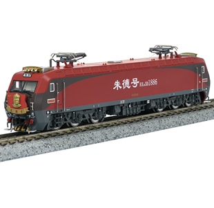 长鸣 N比例 和谐电3D HXD3D 电力机车 仿真火车模型 1:160 比例