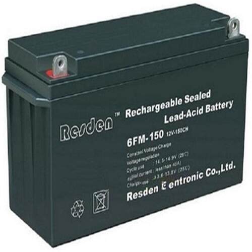 Resden蓄电池6FM-150免维护铅酸电瓶12V150AH直流屏UPS电源