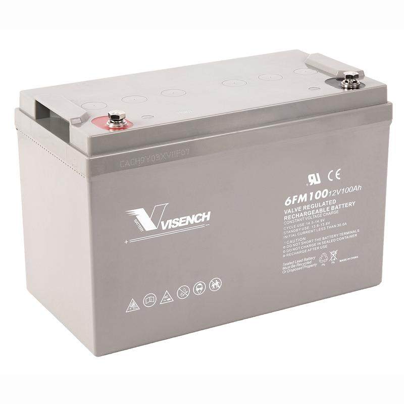 VISION 6FM100机房12V100AH免维护太阳能发电UPS直流屏