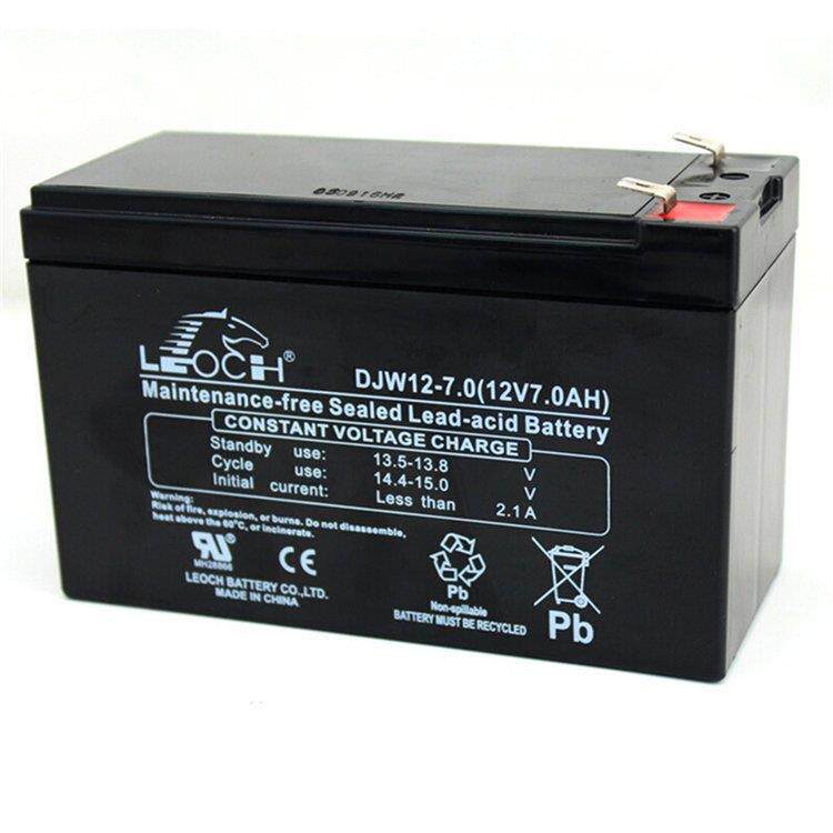 理士蓄电池DJW12-7.0 12V7AH消防照明 电梯UPS电源配套