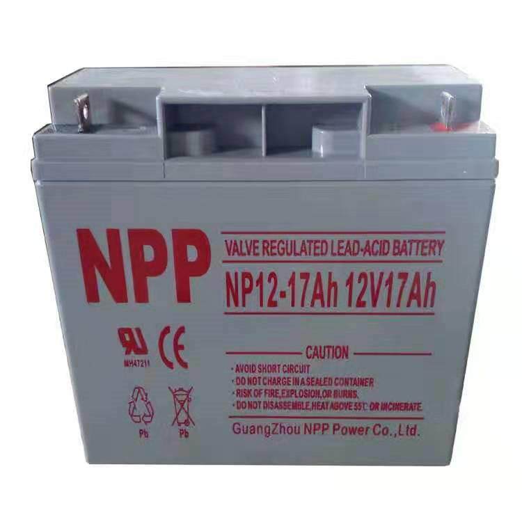 NPP蓄电池NP12-17 12V17AH 童车配件 应急照明 