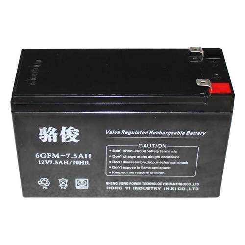 蓄电池6GFM-7.5AH 12V7.5AH/20HR消防主机 电梯 音响配件