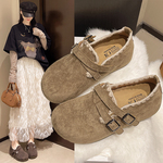 厚底内增高超火一脚蹬勃肯鞋女秋季外穿2025新款休闲全包勃肯单鞋