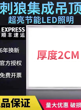 超薄 集成吊顶600x600led平板灯60x60面板灯石膏板矿棉板工程灯