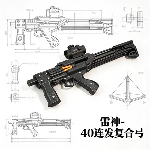 成年人合法玩具枪雷神弹弓新款