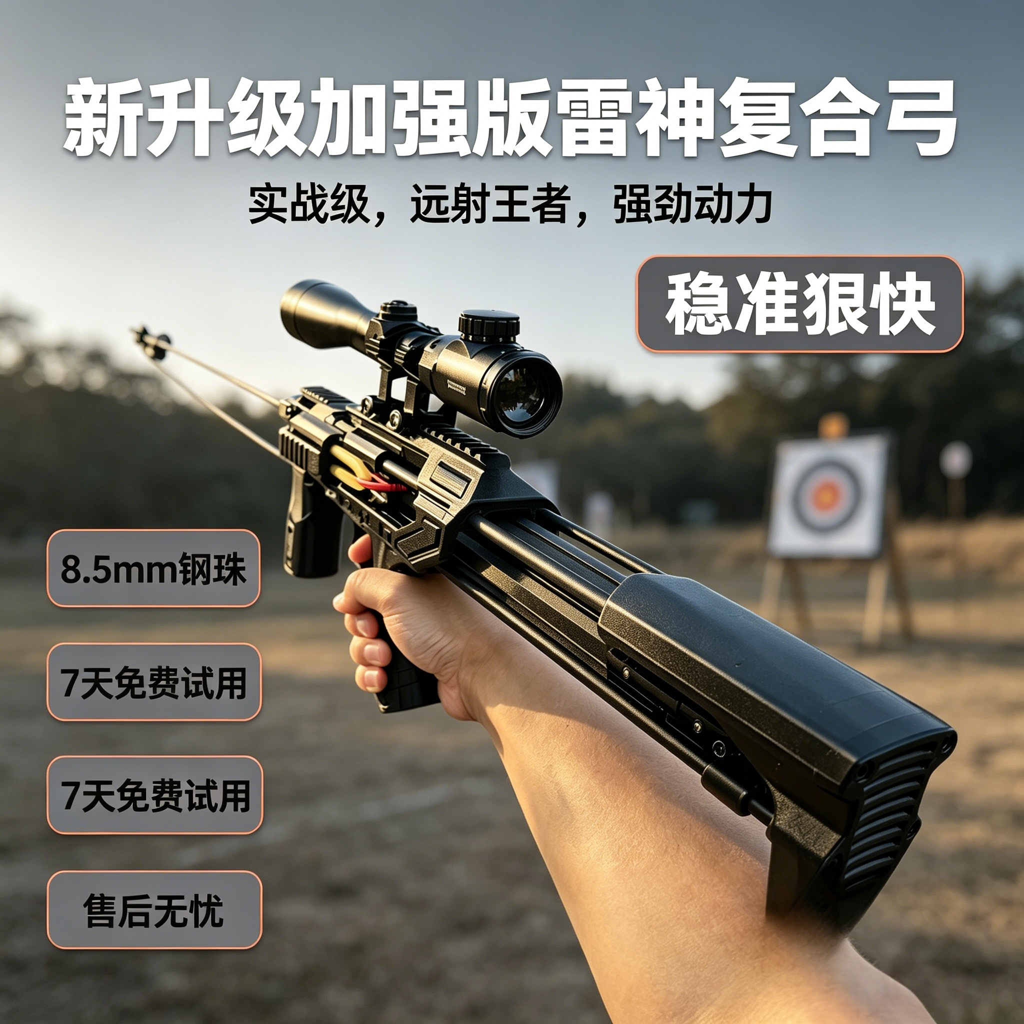 弹弓打山鸡专用雷神弓成年人户外