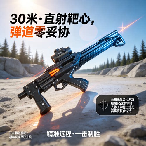 2026款户外休闲成年人合法玩具枪雷神弹弓新款升级版3d打印塑料射
