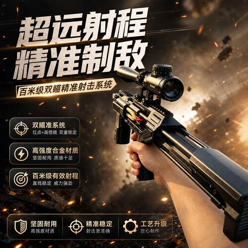 新款激光户外连发复合弓雷神精准远程激光弹弓高精度枪式斑鸠王子