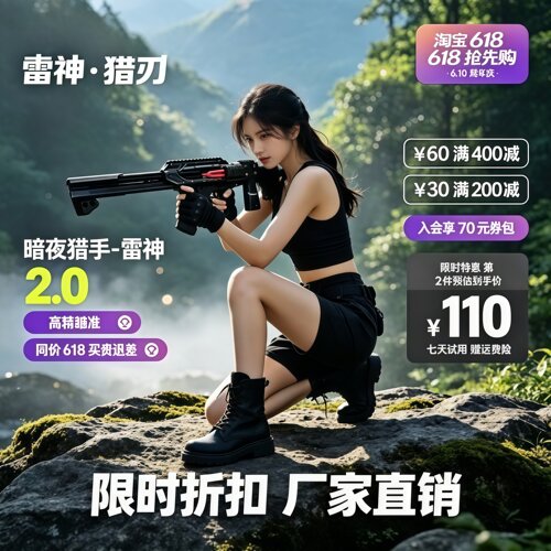 弹弓打山鸡专用雷神弓成年人户外
