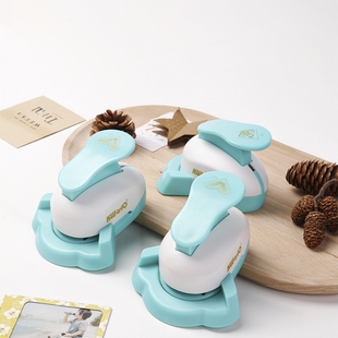 美角器镂空花式 可得优 压花器照片边框插角打孔机安全创意DIY贺卡