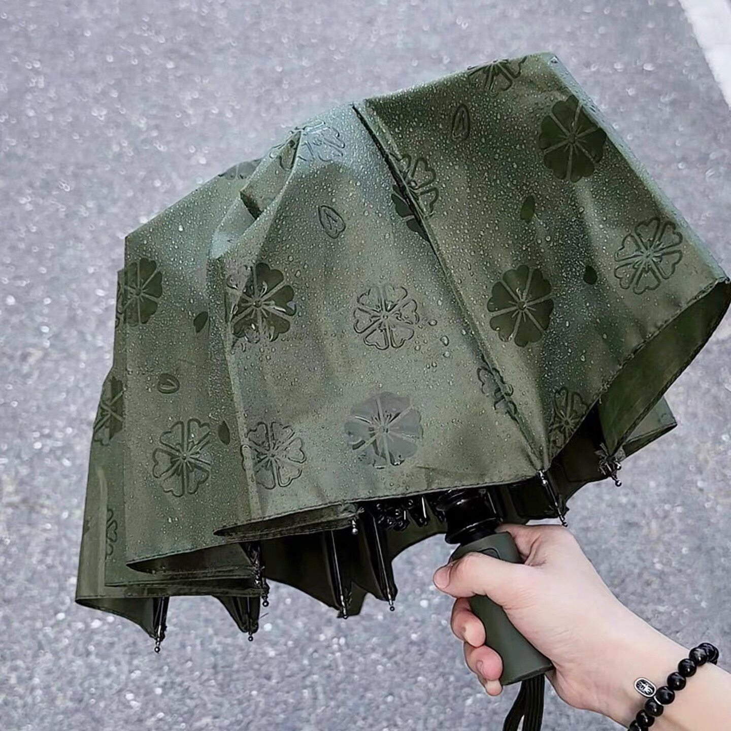 遇水开花雨伞晴雨两用自动伞