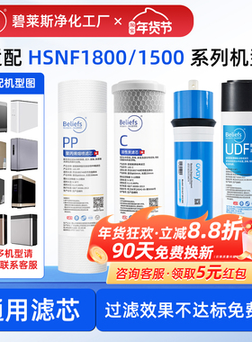 碧莱斯通用滤芯海尔净水器HRO施特劳斯HSNF1800J0/1/J1/2/1500P