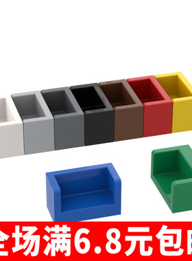 moc积木 兼容国产23969 国产科技教育积木零件 1x2x1反墙板壁板