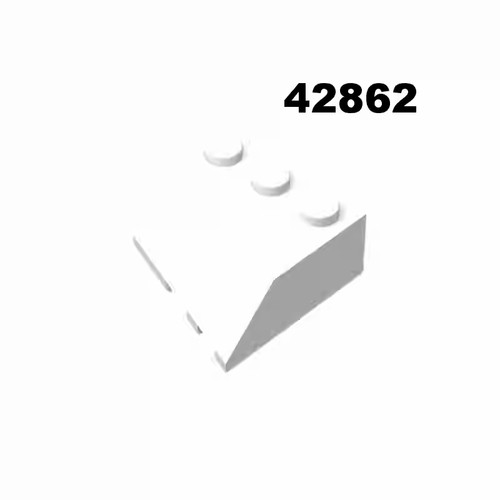 42862左 48165右中国产积木锲型砖兼容积木拼插积木散件MOC配件
