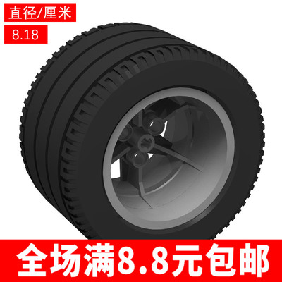 国产积木moc汽车配件兼容乐高