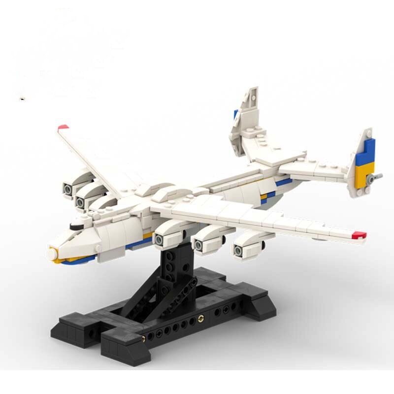 an安225飞机积木安东诺夫空中大型运输机模型拼装玩具兼容乐高moc