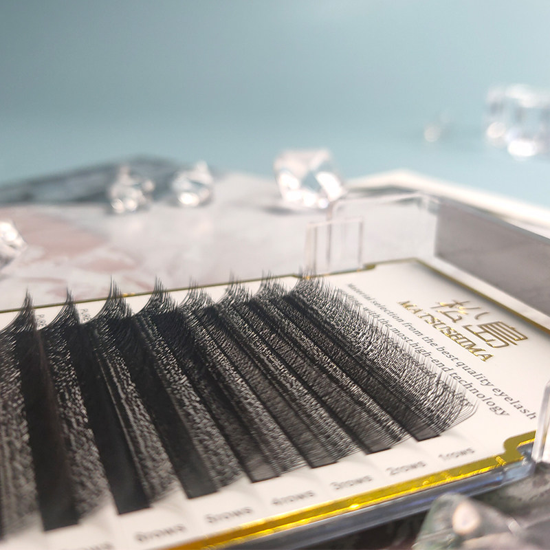 三叶草3d仙朵开花美睫嫁接