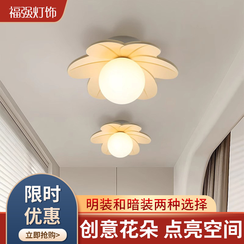 花朵走廊过道入户玄关吸顶灯