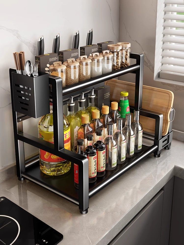 厨房调料品置物架多功能台面刀架调味料收纳架砧板架多层架子碗架,厨房/烹饪用具,碗架,淘宝优惠券,粉丝福利购,淘宝优惠卷