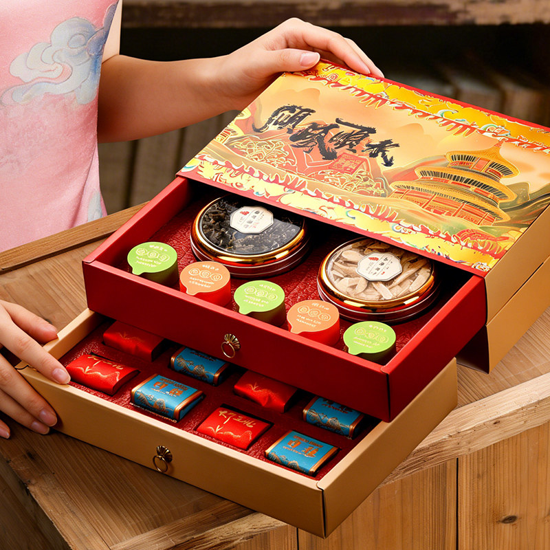 高端肉桂武夷岩山乌龙茶大红袍送礼小罐装礼盒装送领导客户礼物,茶,肉桂茶,淘宝优惠券,粉丝福利购,淘宝优惠卷