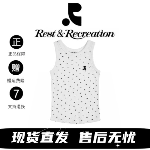 RR新款满logo印花显瘦女背心