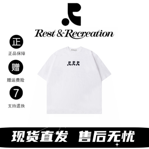 RR三周年限定字母印花短袖T恤