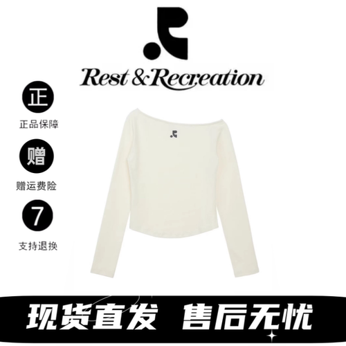 restandrecreation斜肩长袖T恤女