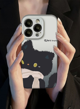 焱焱渐变猫适用opporeno12/11/10/9/8手机壳菲林K10proFINDx7/6pro/r17/15硬A56S真我菲林二合一适用小米华为