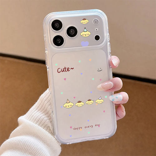 焱焱布丁狗适用苹果17promax手机壳天使眼iPhone16pro新款15Plusins风软壳15高级感14可爱13手绘12小众11透明