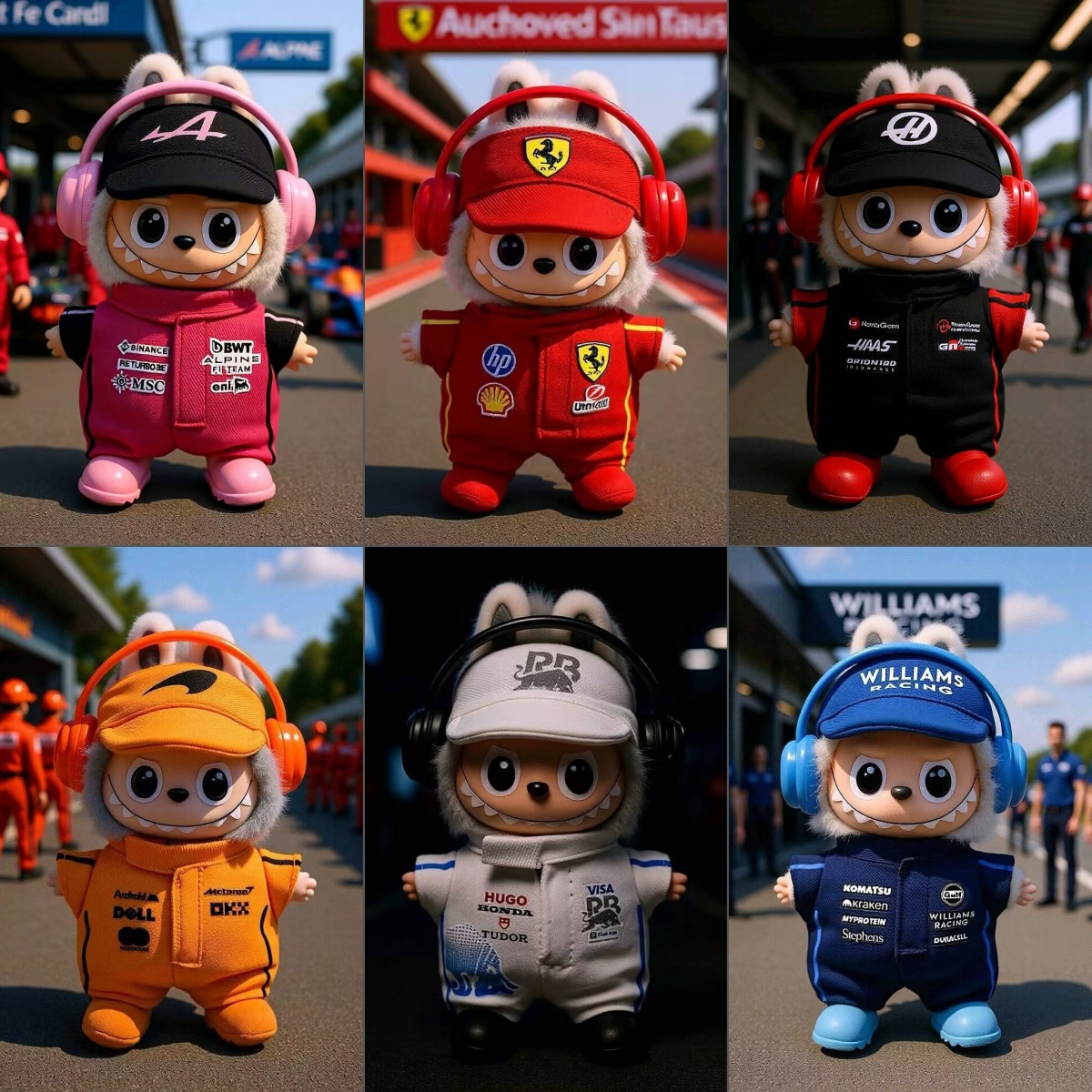 4.0拉布布法拉利赛车服套装