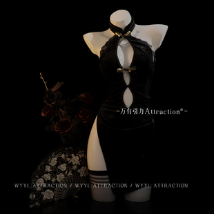 吸引力「旗开芳华」古典旗袍御姐风战袍情趣制服套装qqny诱惑内衣