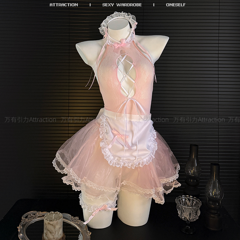 纯欲风女仆情调制服套装qqny睡裙