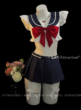 吸引力「少女热恋」水手服情趣制服套装jk学院约会战袍qqny内衣